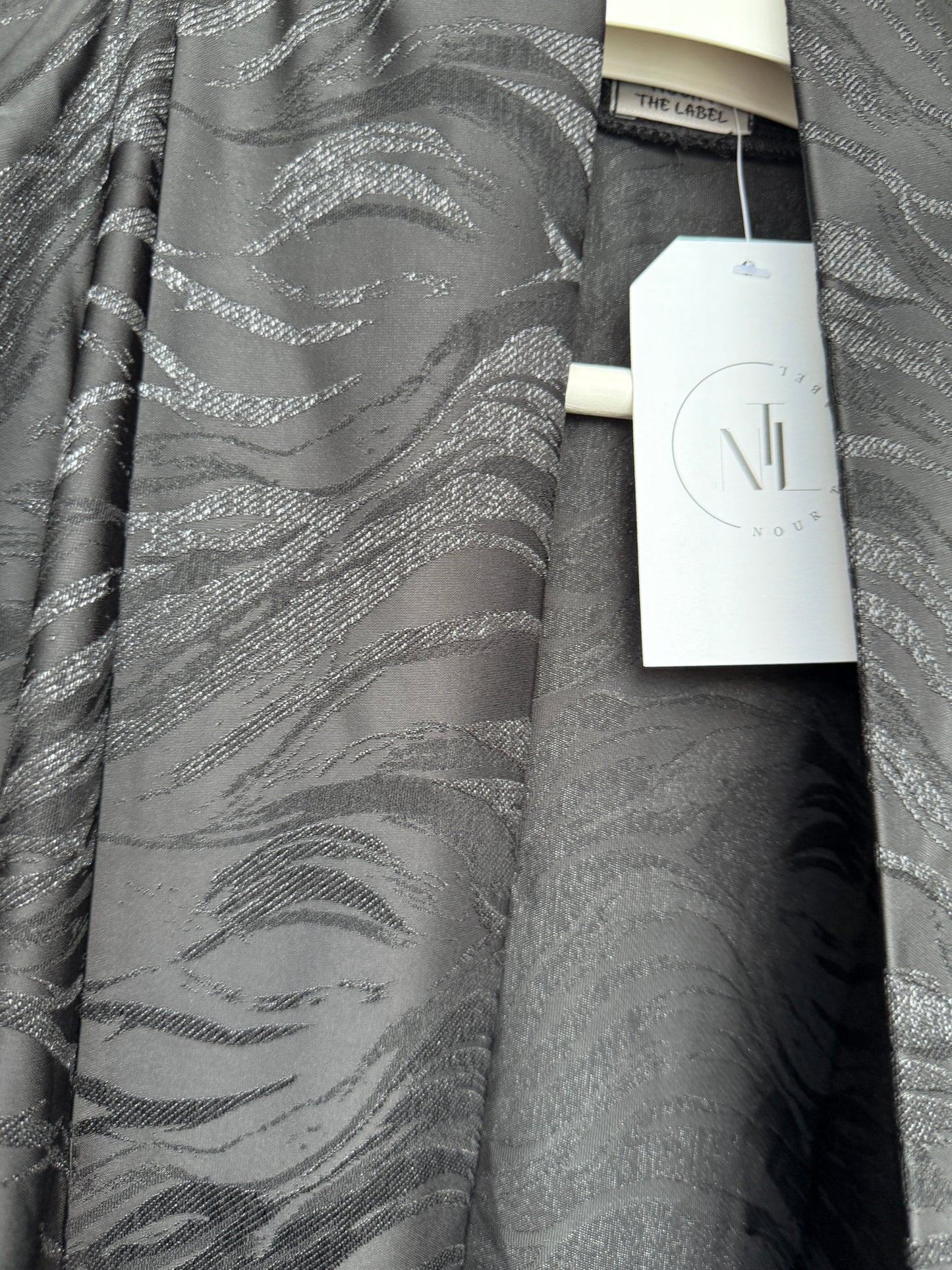 Black Marble Abaya
