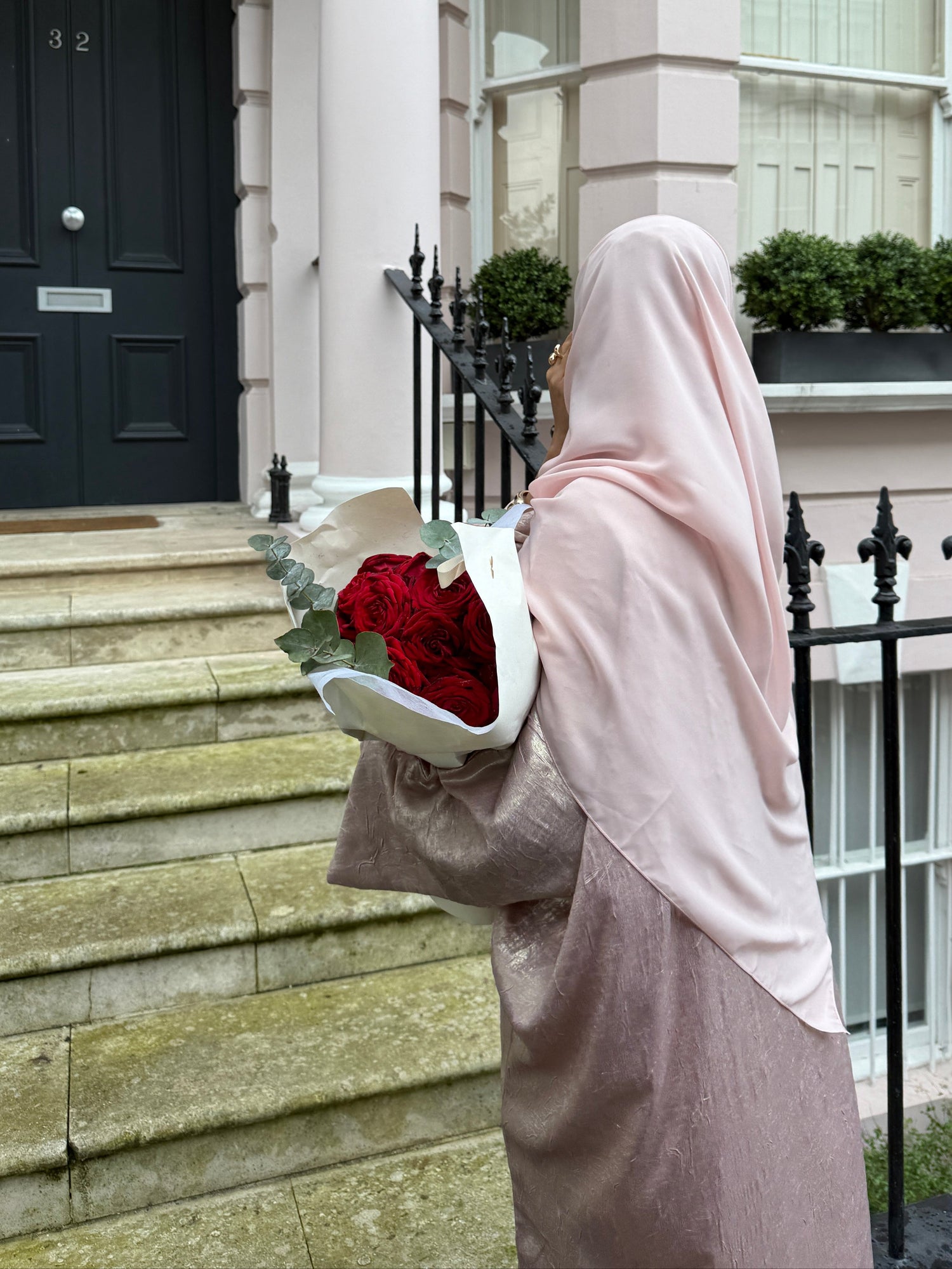 Crushed Velvet Abaya