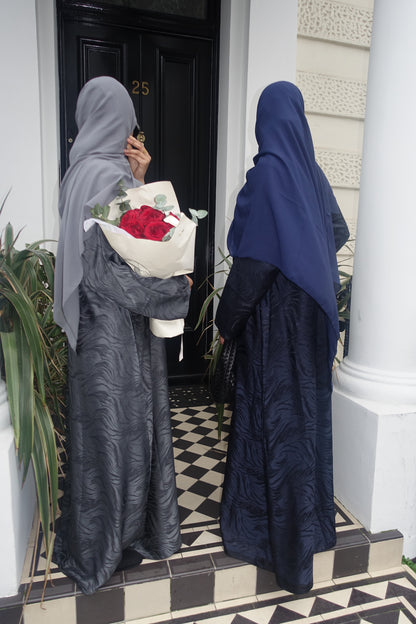 Grey Marble Abaya