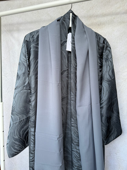 Grey Marble Abaya